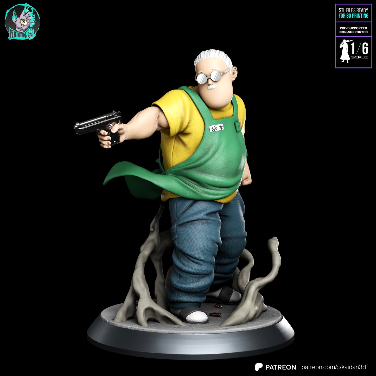 Taro x Shin - Unassembled and Unpainted Garage Kit - Model Designed by Kaidan3D