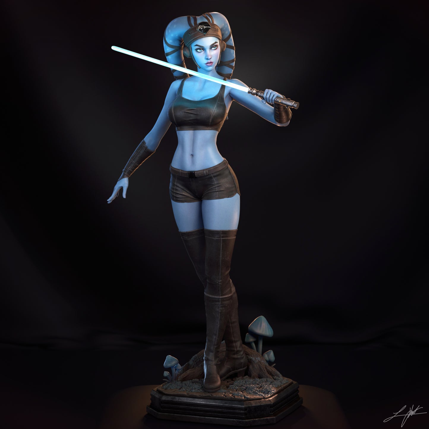 Aayla - Unassembled and Unpainted Garage Kit - Model Designed by Abe3d/Ramses
