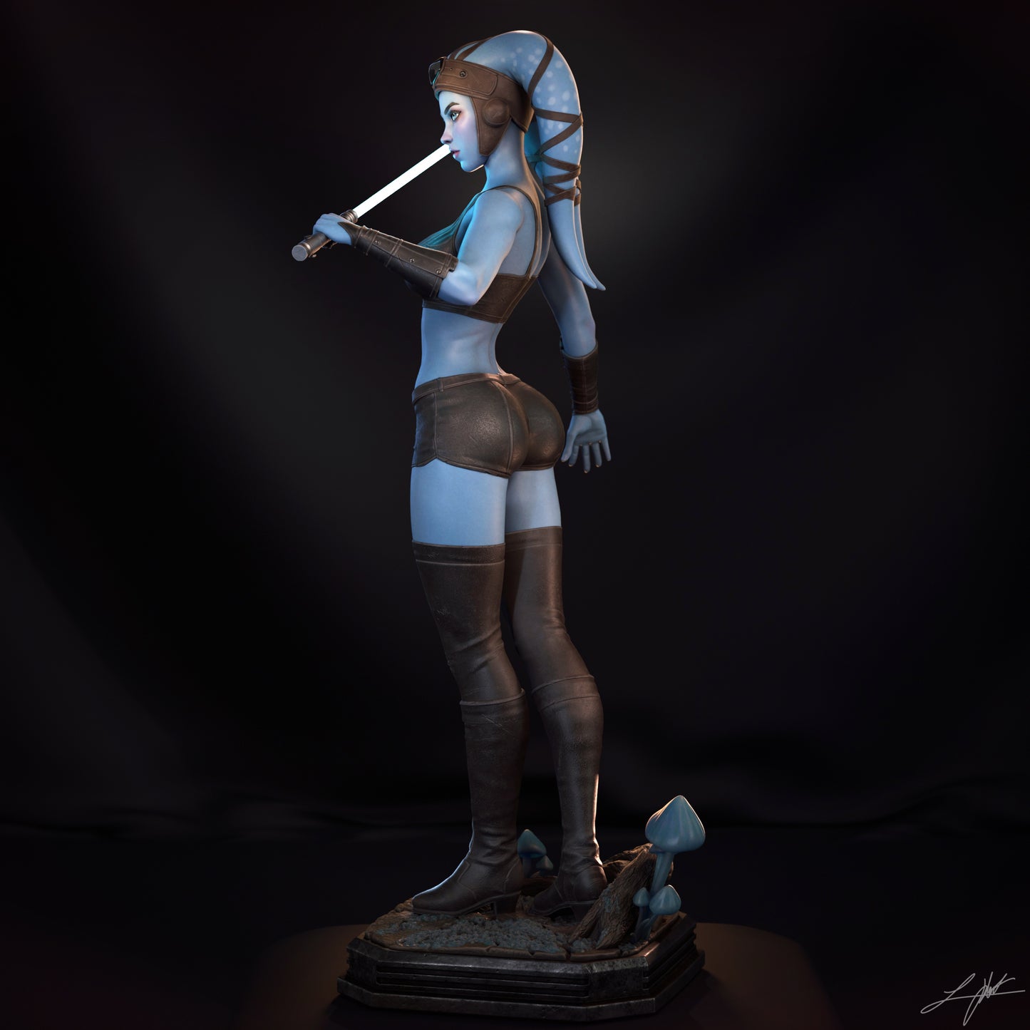 Aayla - Unassembled and Unpainted Garage Kit - Model Designed by Abe3d/Ramses