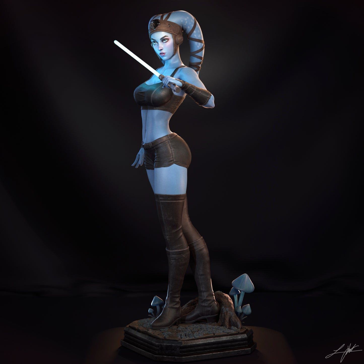 Aayla - Unassembled and Unpainted Garage Kit - Model Designed by Abe3d/Ramses