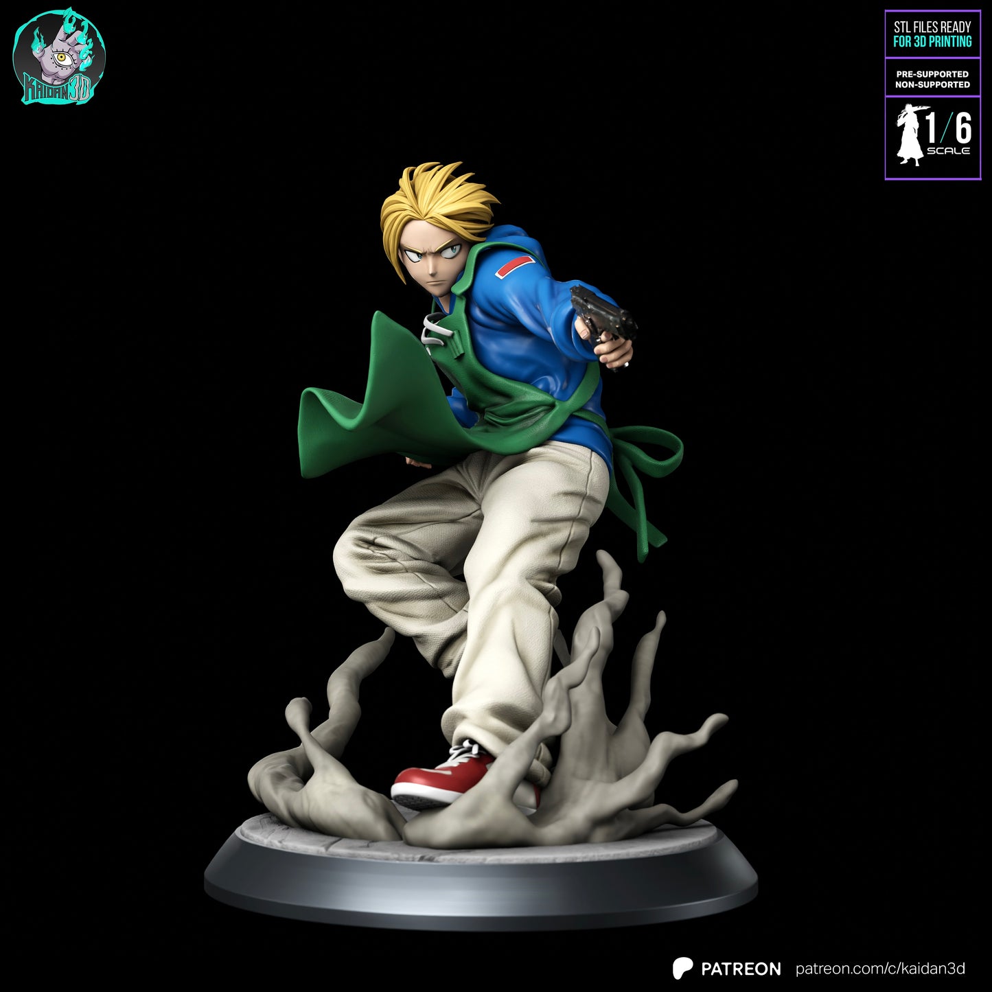 Taro x Shin - Unassembled and Unpainted Garage Kit - Model Designed by Kaidan3D