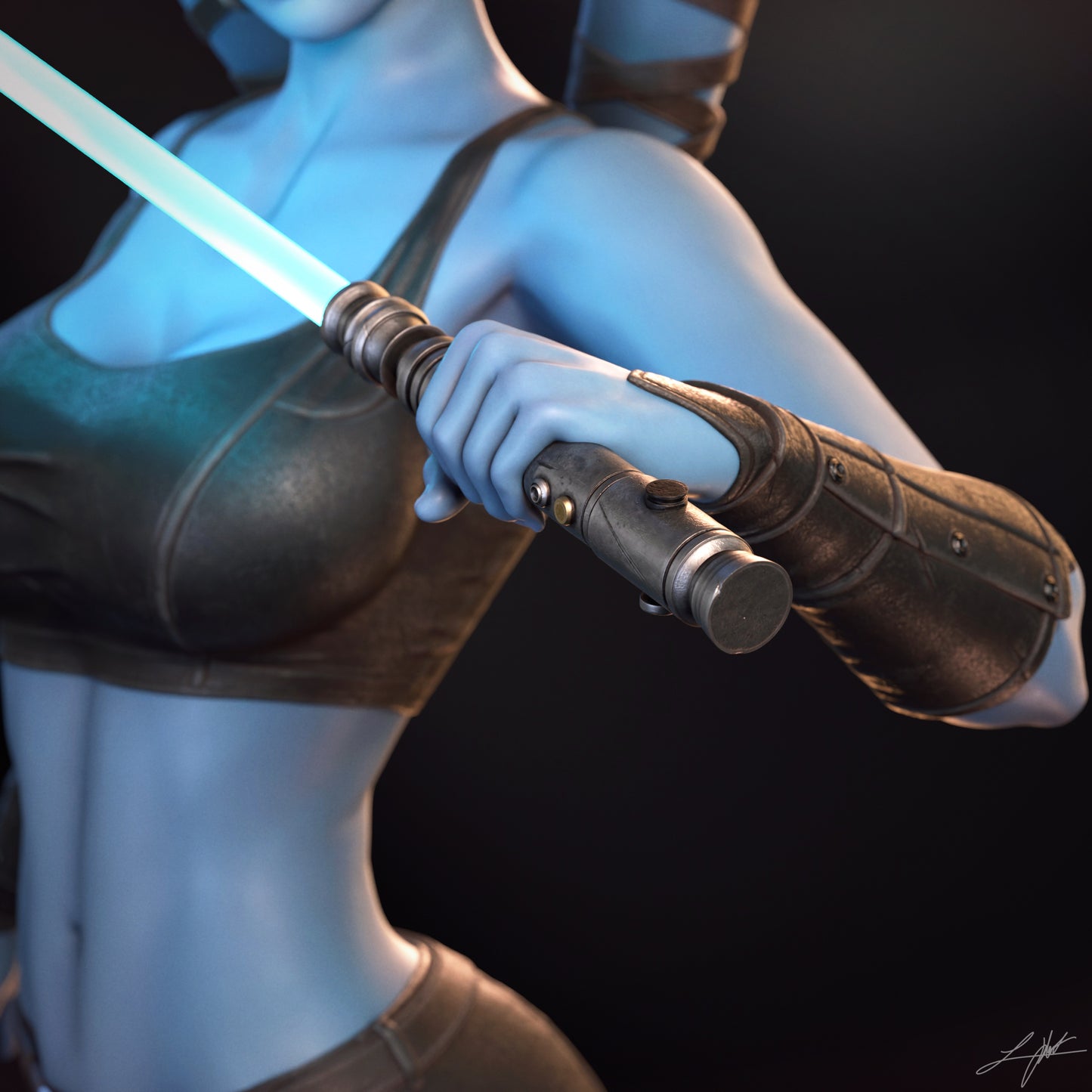 Aayla - Unassembled and Unpainted Garage Kit - Model Designed by Abe3d/Ramses